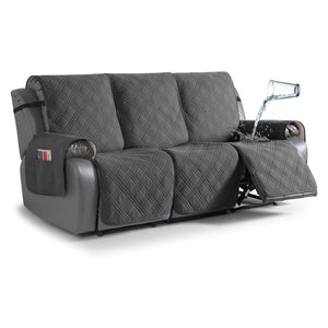 100% Waterproof Quilted 3 Seater Recliner Cover