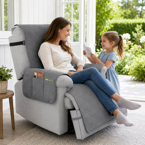 100% Waterproof Quilted 1 Seater Recliner Cover