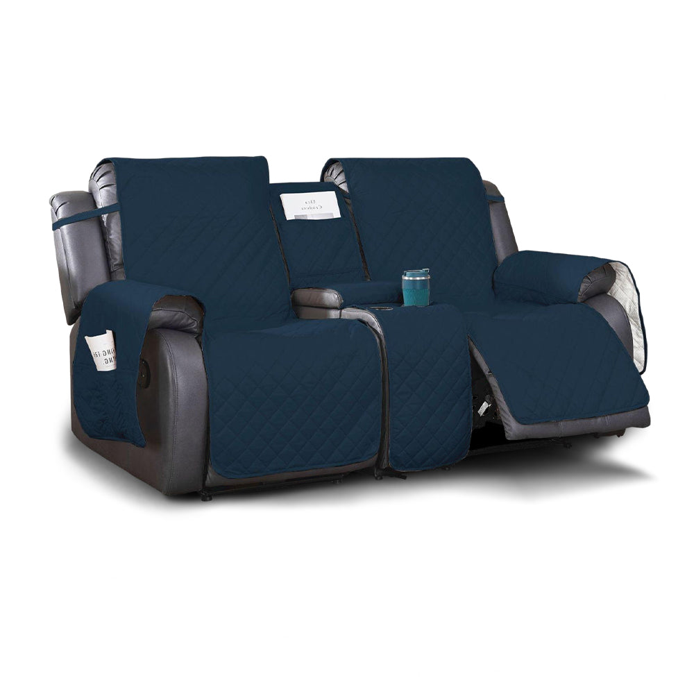 100% Waterproof Quilted Loveseat Recliner Cover