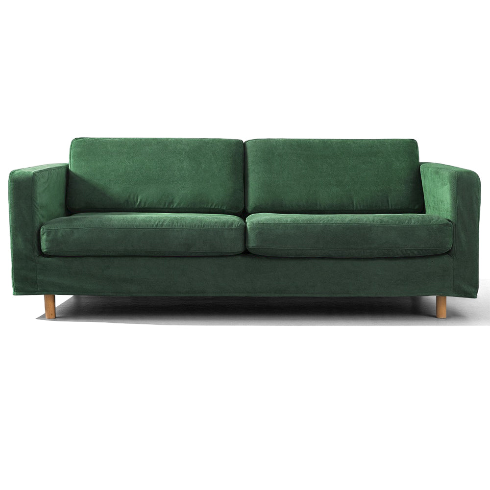 LANDSKRONA 2-seater replacement sofa cover in dark green