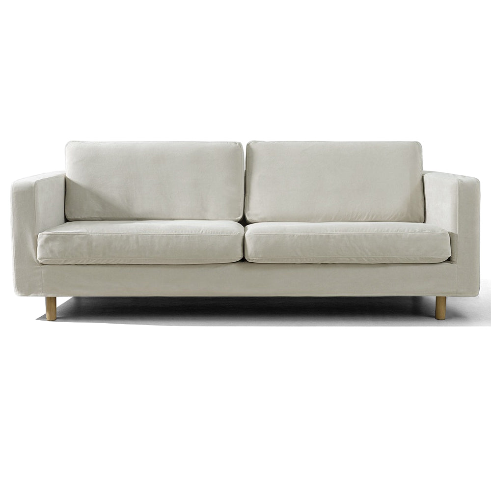 LANDSKRONA 2-seater replacement sofa cover in white