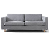 LANDSKRONA 2-seater replacement sofa cover in gray