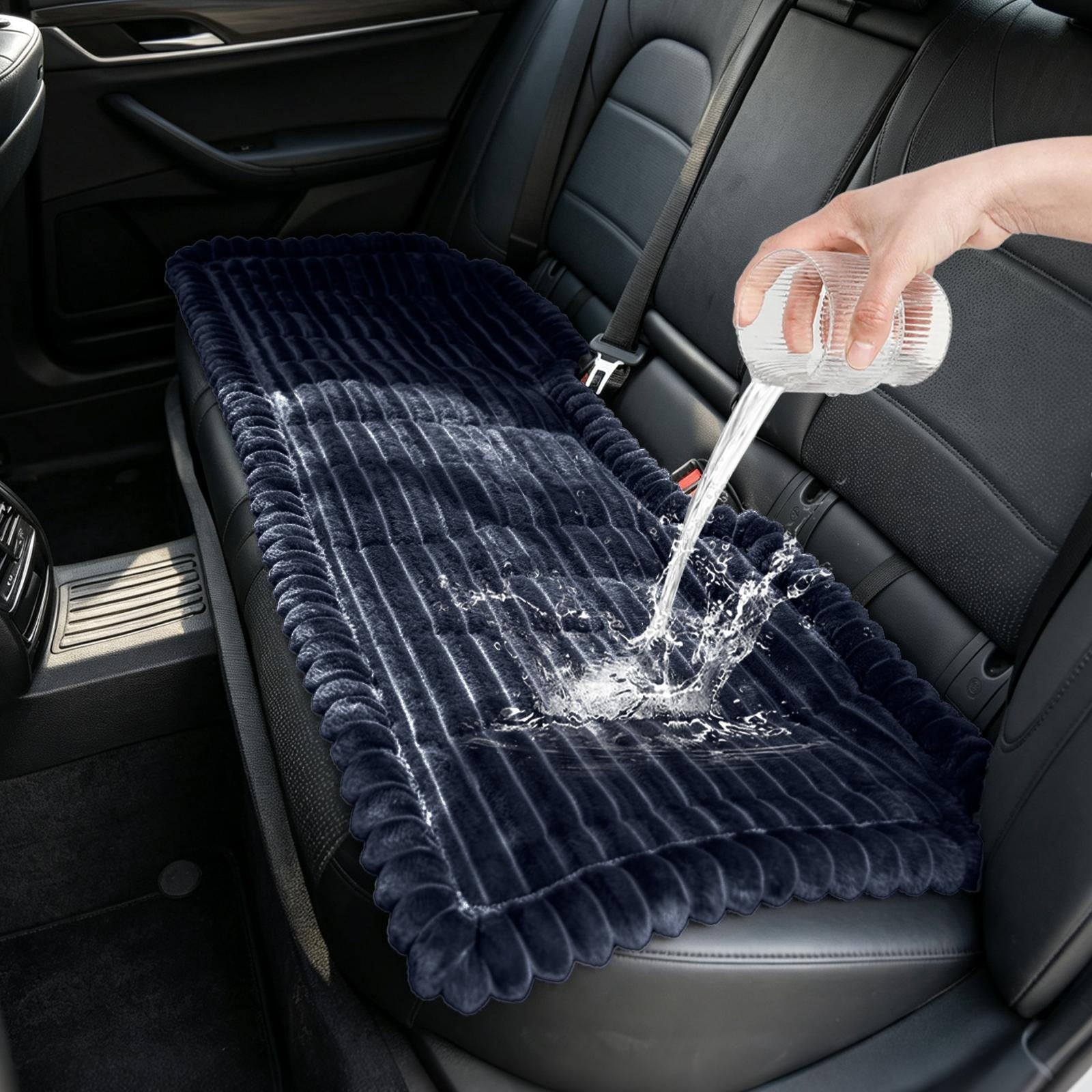 Waterproof Plush Dog Car Back Seat Cover