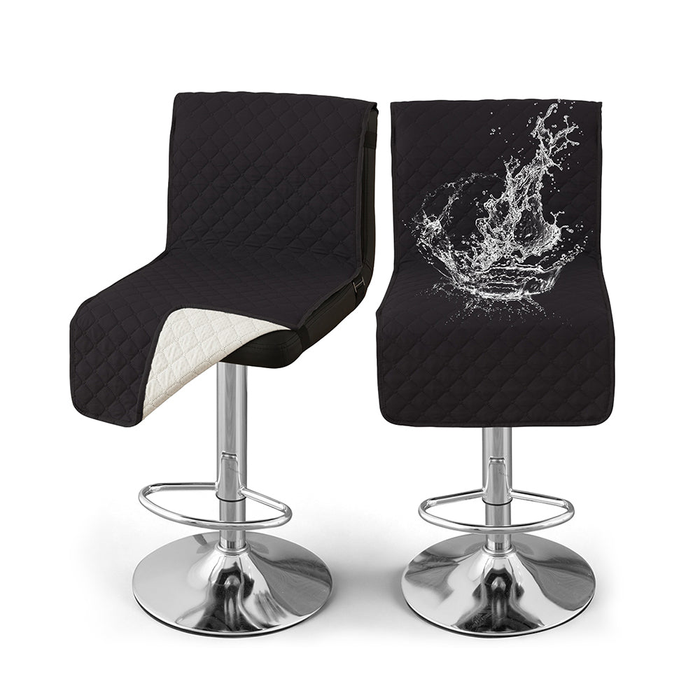 100% Waterproof Bar Stool Covers with Backrest