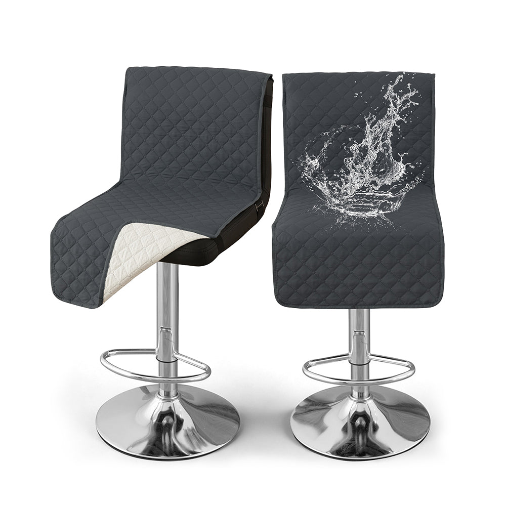 100% Waterproof Bar Stool Covers with Backrest