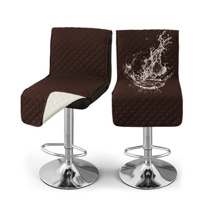100% Waterproof Bar Stool Covers with Backrest