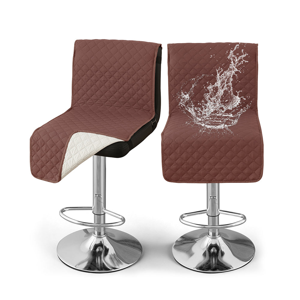 100% Waterproof Bar Stool Covers with Backrest
