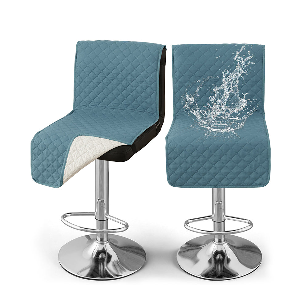 100% Waterproof Bar Stool Covers with Backrest