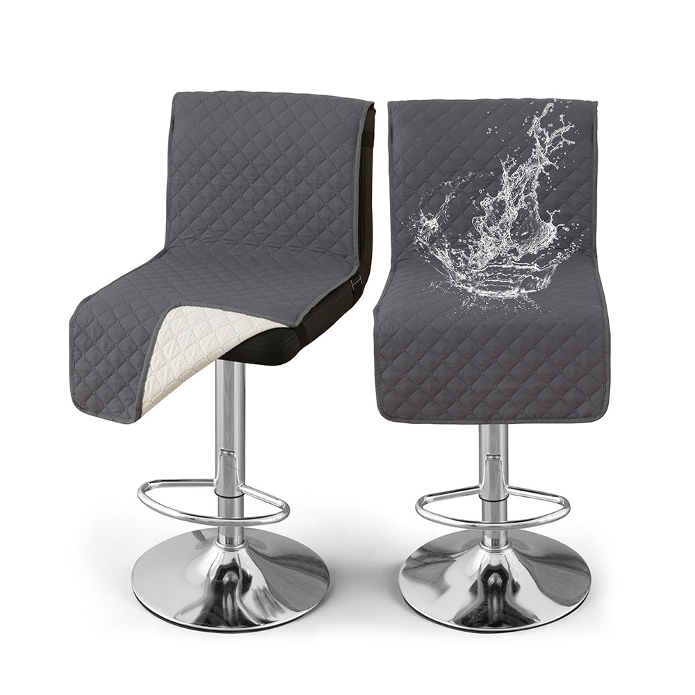 100% Waterproof Bar Stool Covers with Backrest