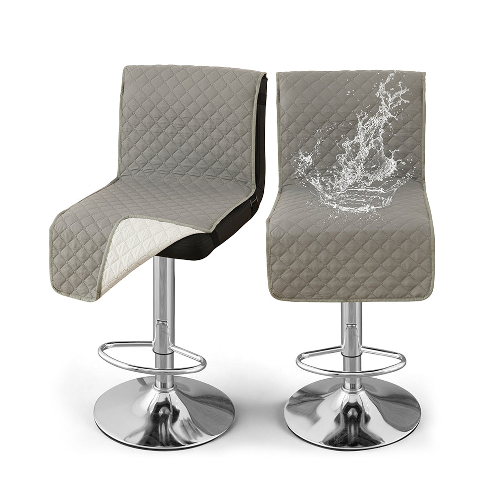 100% Waterproof Bar Stool Covers with Backrest