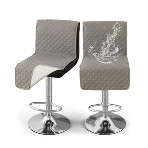 100% Waterproof Bar Stool Covers with Backrest