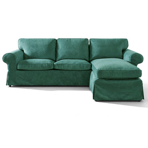 Replacement Sofa Cover Designed to Fit EKTORP 3-Seater Sofa with Chaise