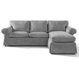 Replacement Sofa Cover Designed to Fit EKTORP 3-Seater Sofa with Chaise
