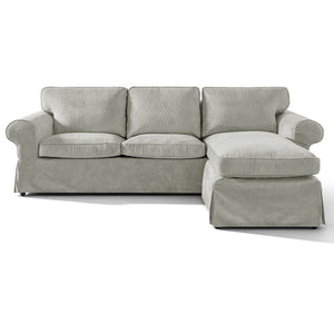 Replacement Sofa Cover Designed to Fit EKTORP 3-Seater Sofa with Chaise