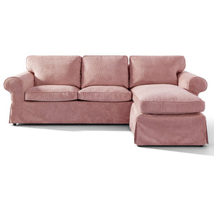 Replacement Sofa Cover Designed to Fit EKTORP 3-Seater Sofa with Chaise