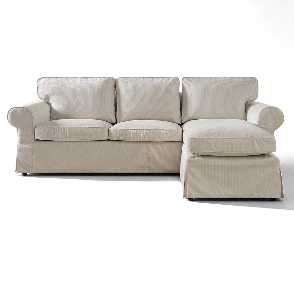 Replacement Sofa Cover Designed to Fit EKTORP 3-Seater Sofa with Chaise