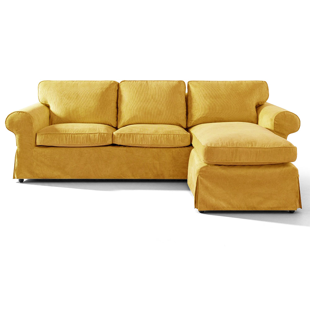 Replacement Sofa Cover Designed to Fit EKTORP 3-Seater Sofa with Chaise