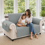 100% Waterproof Quilted Loveseat Cover