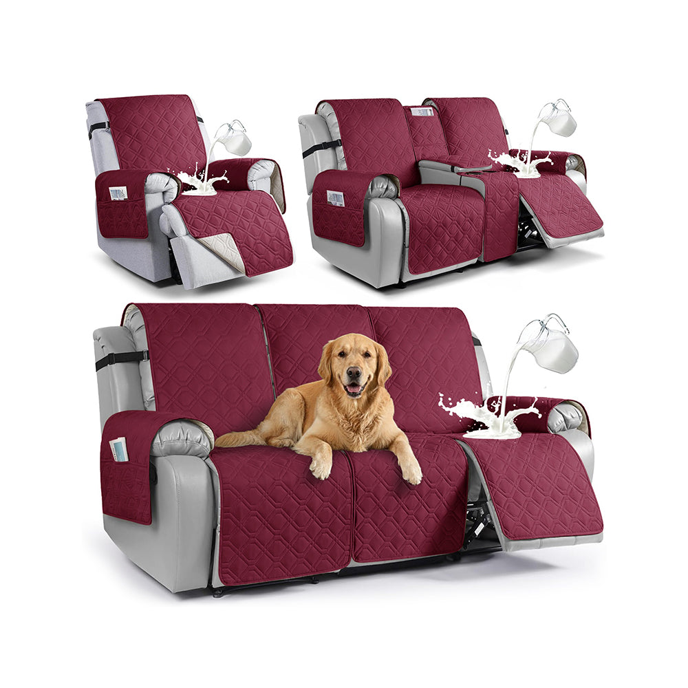 100% Waterproof Quilted Recliner Sofa Cover