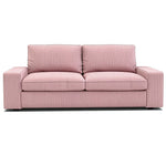 KIVIK 2-seater corduroy replacement sofa cover in pink