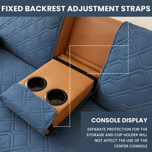 4-Piece Water-Resistant Quilted Futon Sofa Bed Cover Set