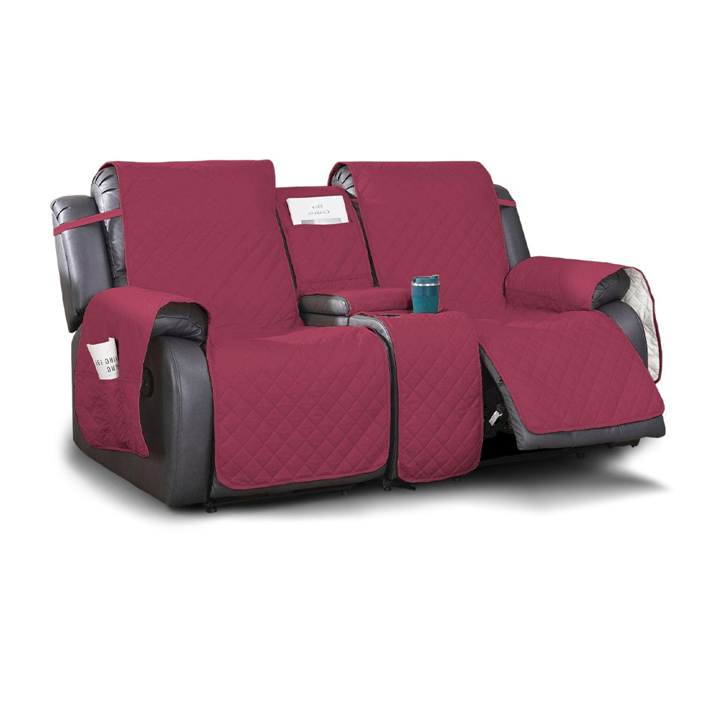 100% Waterproof Quilted Loveseat Recliner Cover