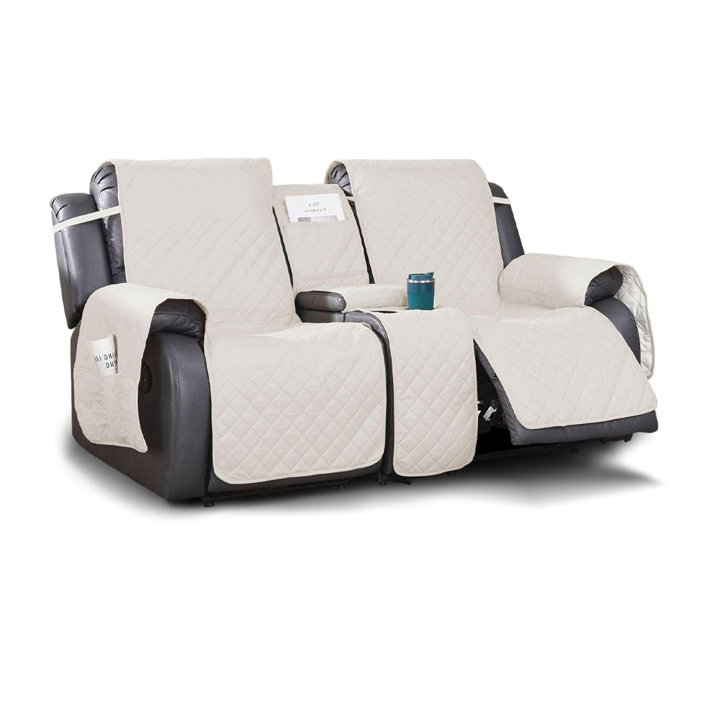 100% Waterproof Quilted Loveseat Recliner Cover
