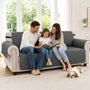 100% Waterproof Quilted 3-Seater Couch Cover