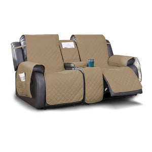 100% Waterproof Quilted Loveseat Recliner Cover