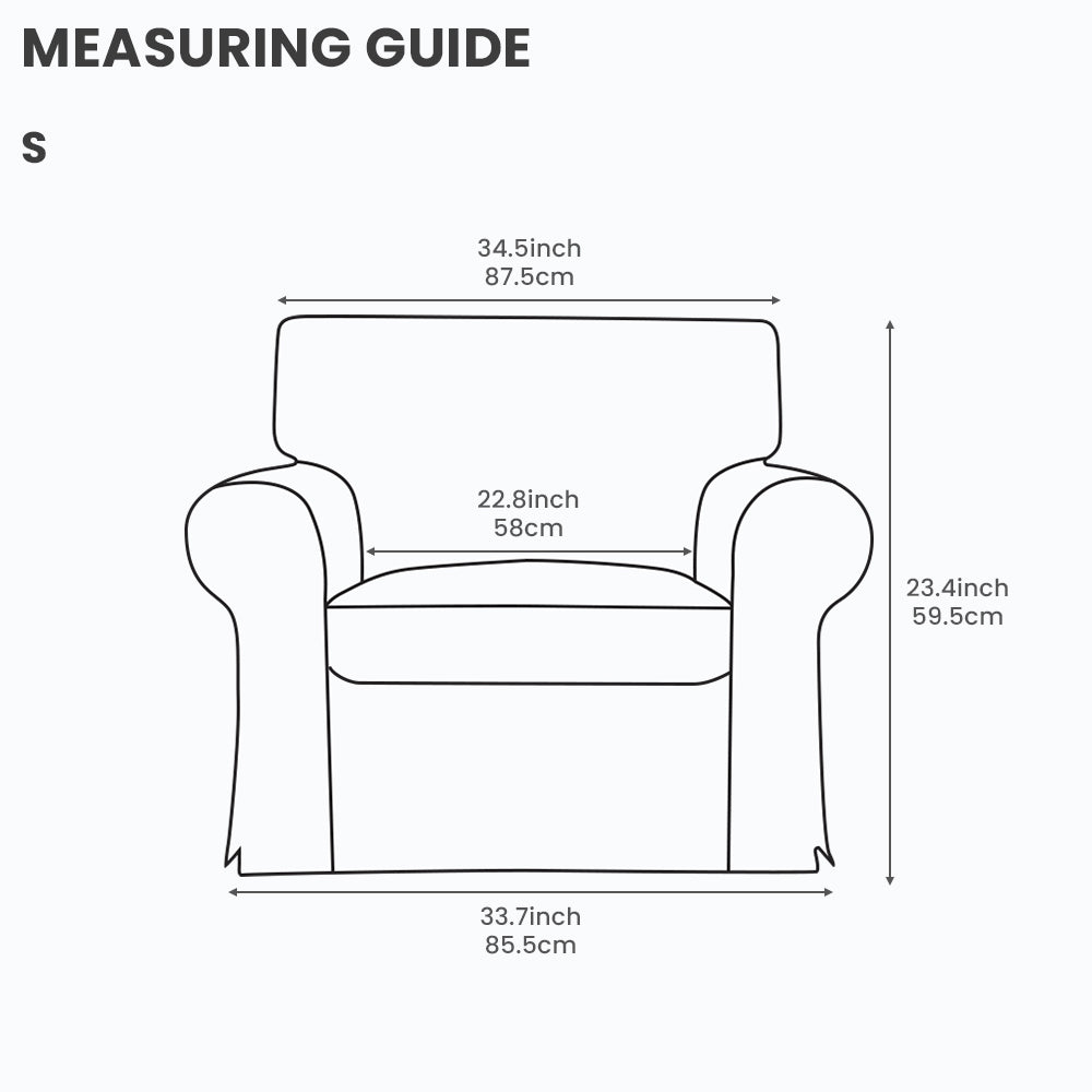 Replacement Armchair Cover Designed to Fit EKTORP Armchair