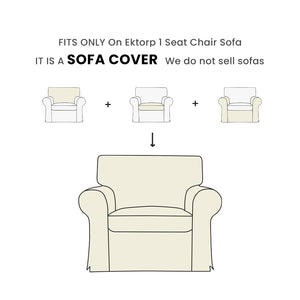 Replacement Armchair Cover Designed to Fit EKTORP Armchair