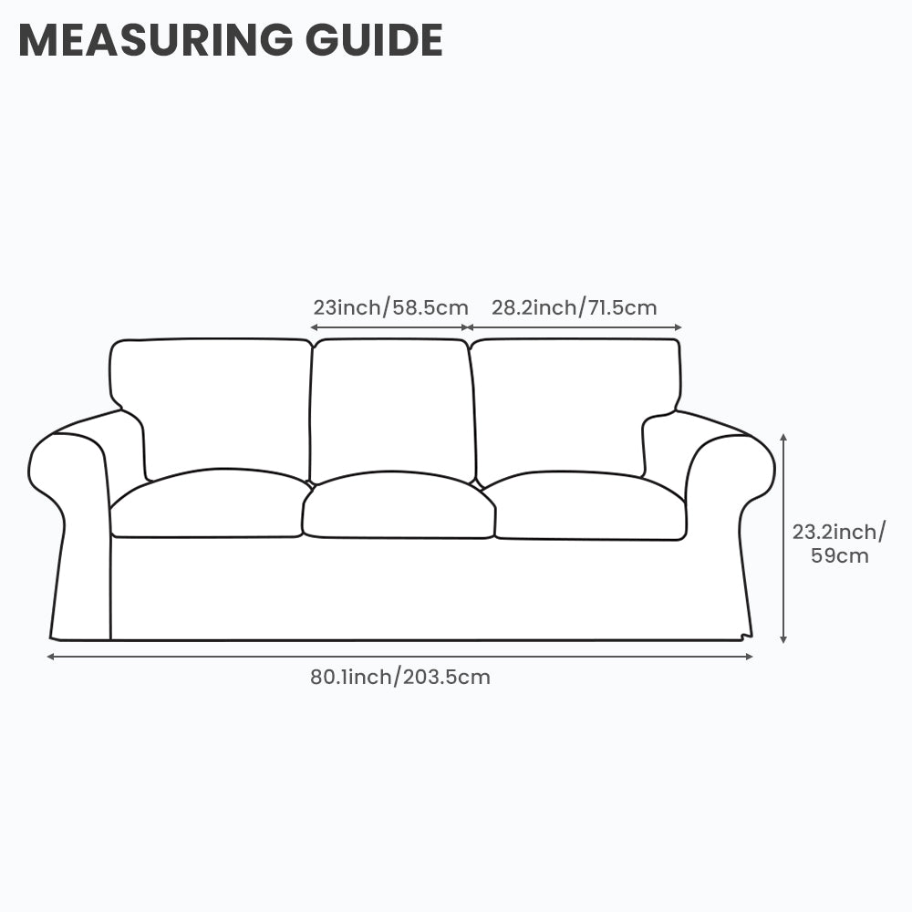Replacement Sofa Cover Designed to Fit EKTORP 3-Seater Sofa
