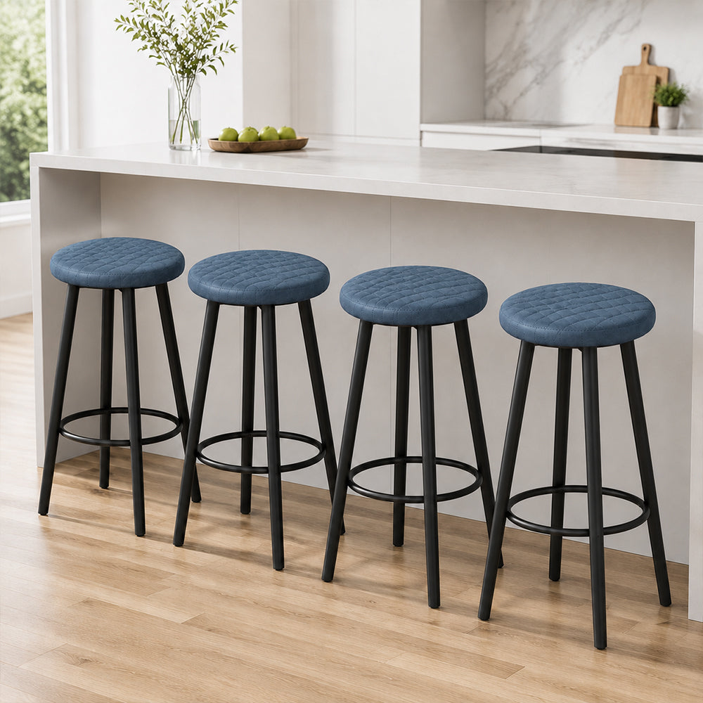 Water-Resistant Round Bar Stool Covers