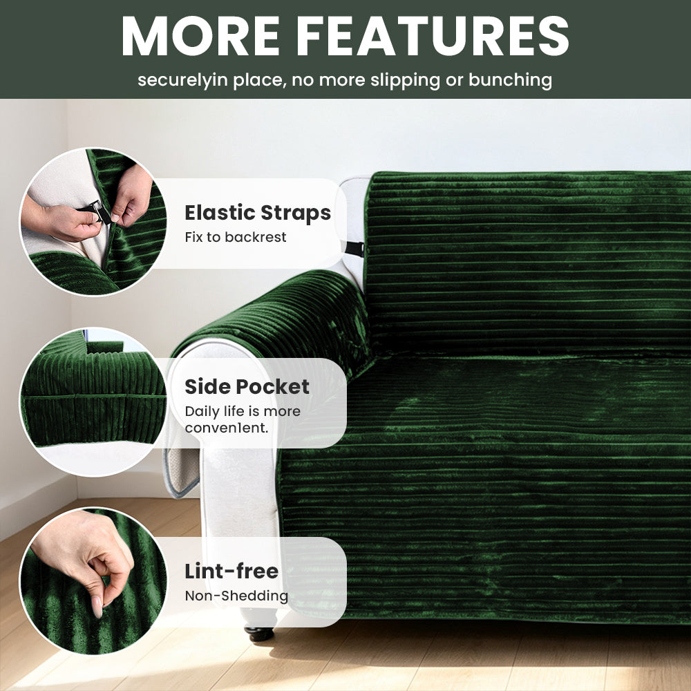 Christmas Waterproof Faux Fur Pet Sofa Mat
