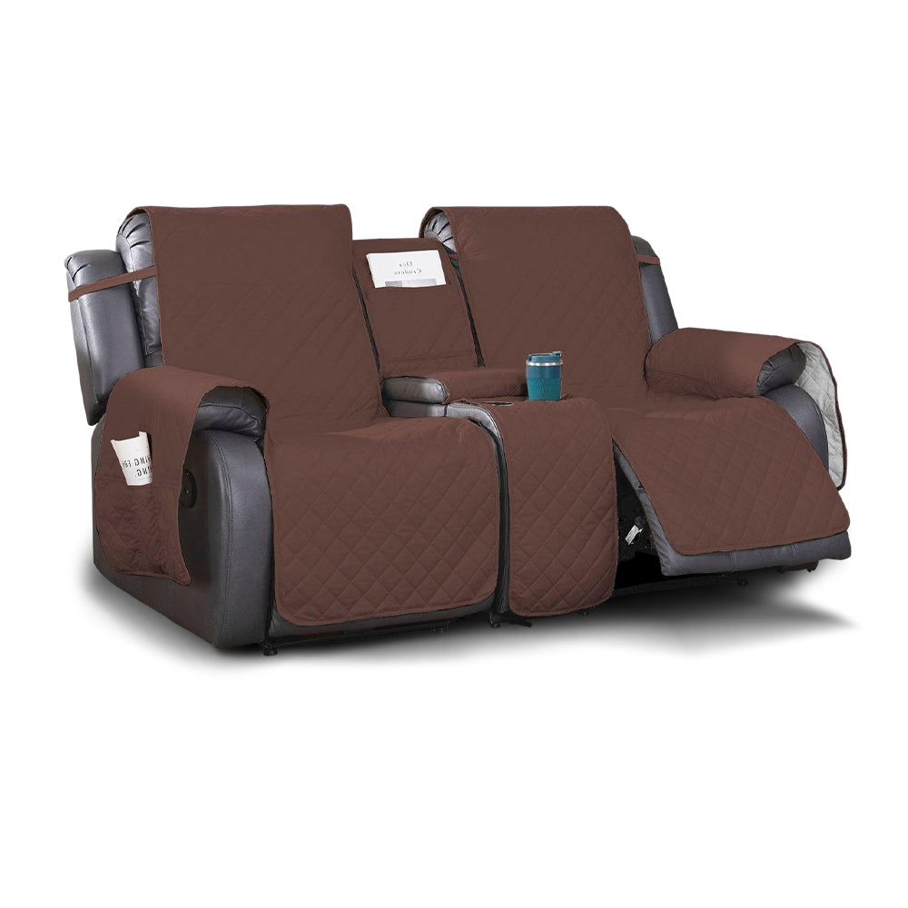 100% Waterproof Quilted Loveseat Recliner Cover