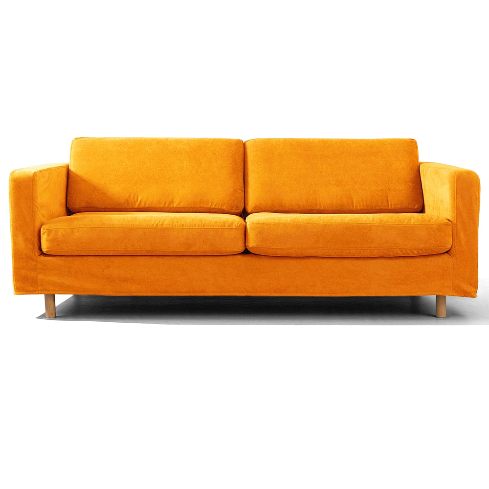 LANDSKRONA 2-seater replacement sofa cover in orange