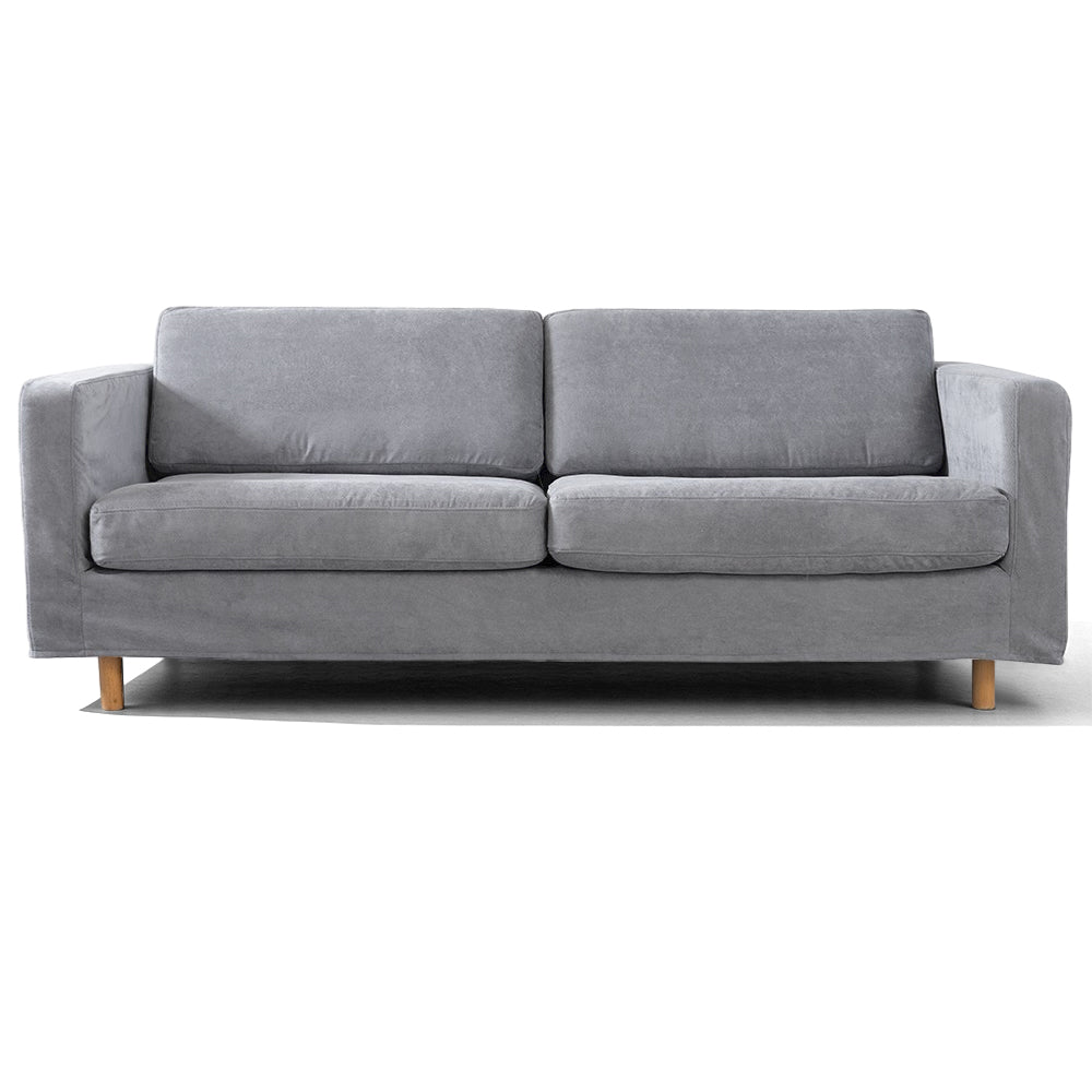 LANDSKRONA 2-seater replacement sofa cover in gray