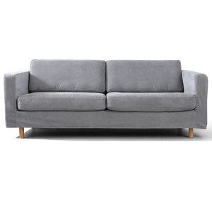 LANDSKRONA 2-seater replacement sofa cover in gray
