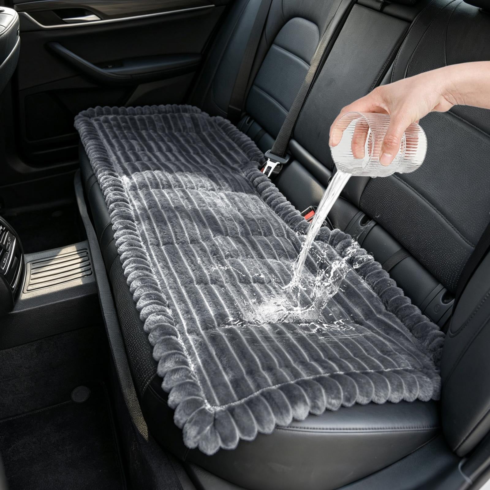 Waterproof Plush Dog Car Back Seat Cover