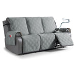 100% Waterproof Quilted 3 Seater Recliner Sofa Cover
