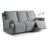 100% Waterproof Quilted 3 Seater Recliner Sofa Cover