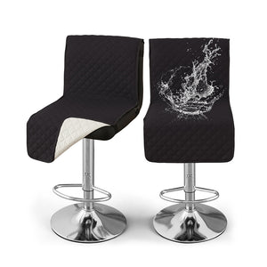 100% Waterproof Bar Stool Covers with Backrest