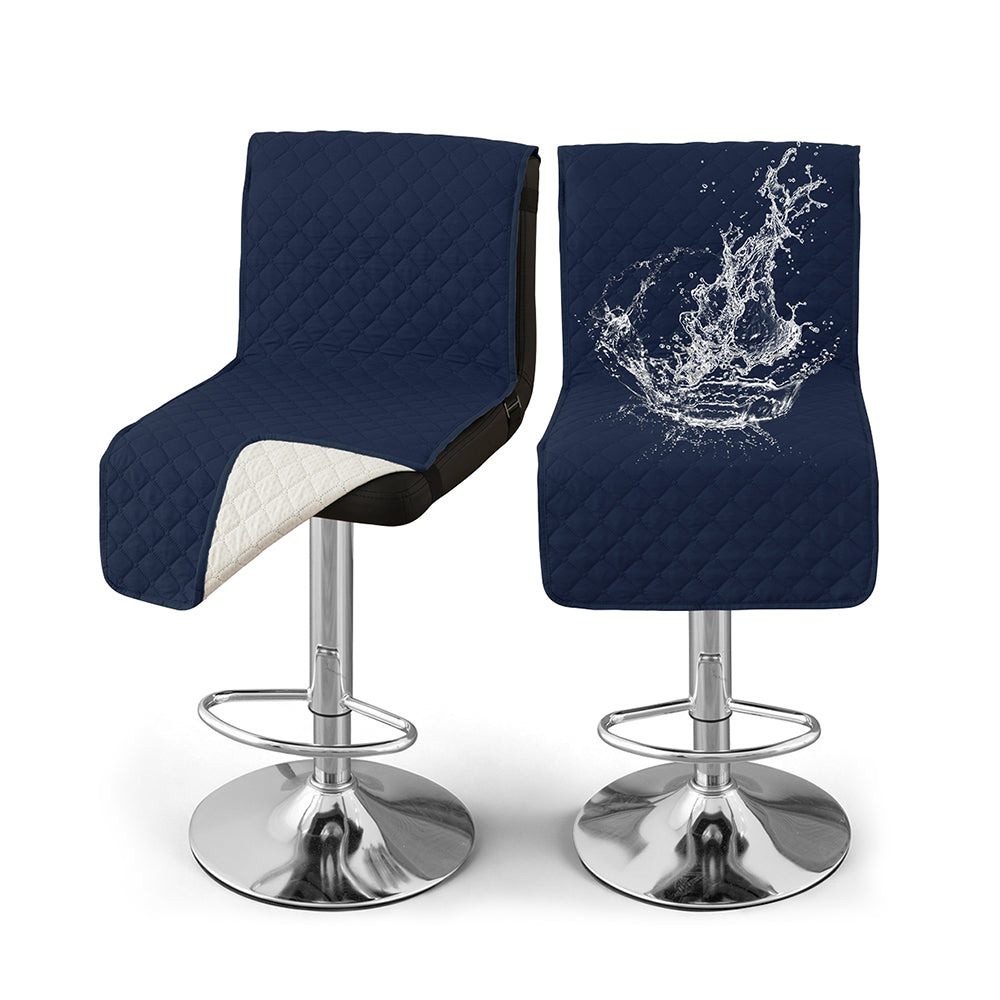 100% Waterproof Bar Stool Covers with Backrest