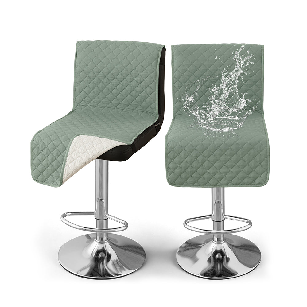 100% Waterproof Bar Stool Covers with Backrest