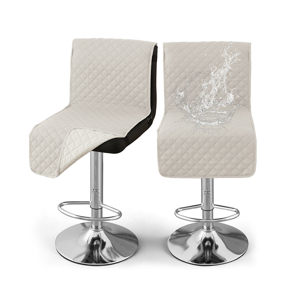 100% Waterproof Bar Stool Covers with Backrest