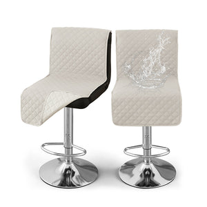 100% Waterproof Bar Stool Covers with Backrest