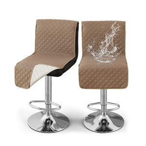 100% Waterproof Bar Stool Covers with Backrest