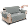 100% Waterproof Quilted Loveseat Cover - Light Gray