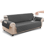 100% Waterproof Quilted 4-Seater Sofa Cover