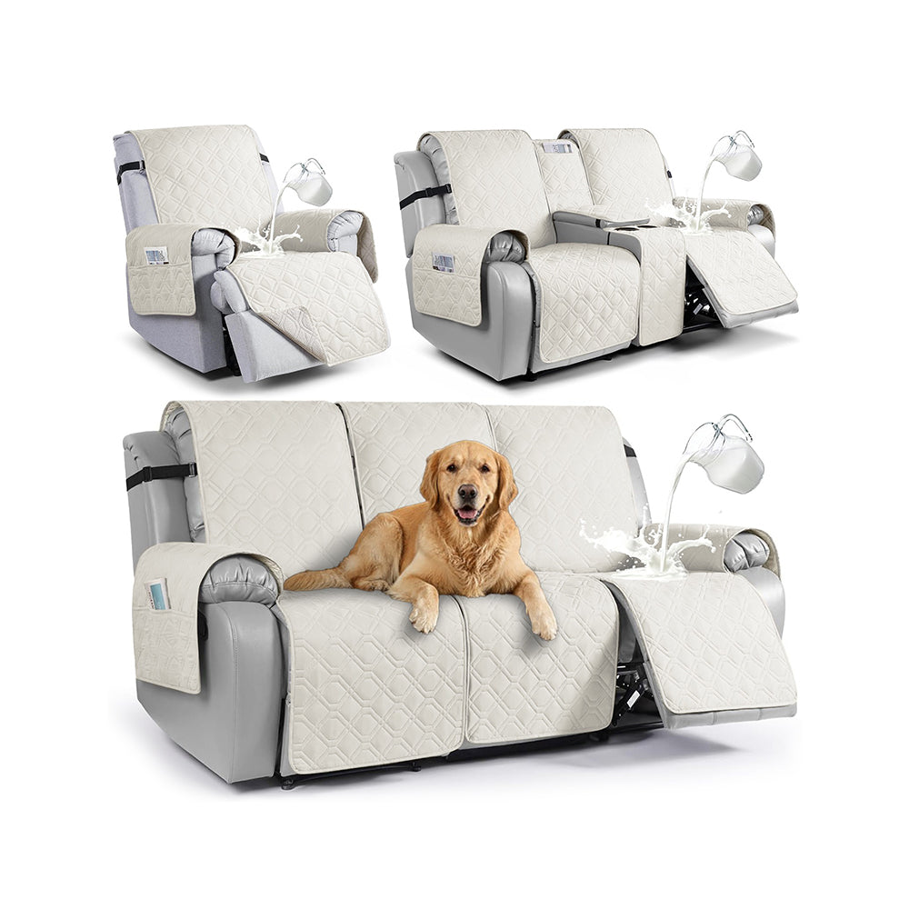 100% Waterproof Quilted Recliner Sofa Cover